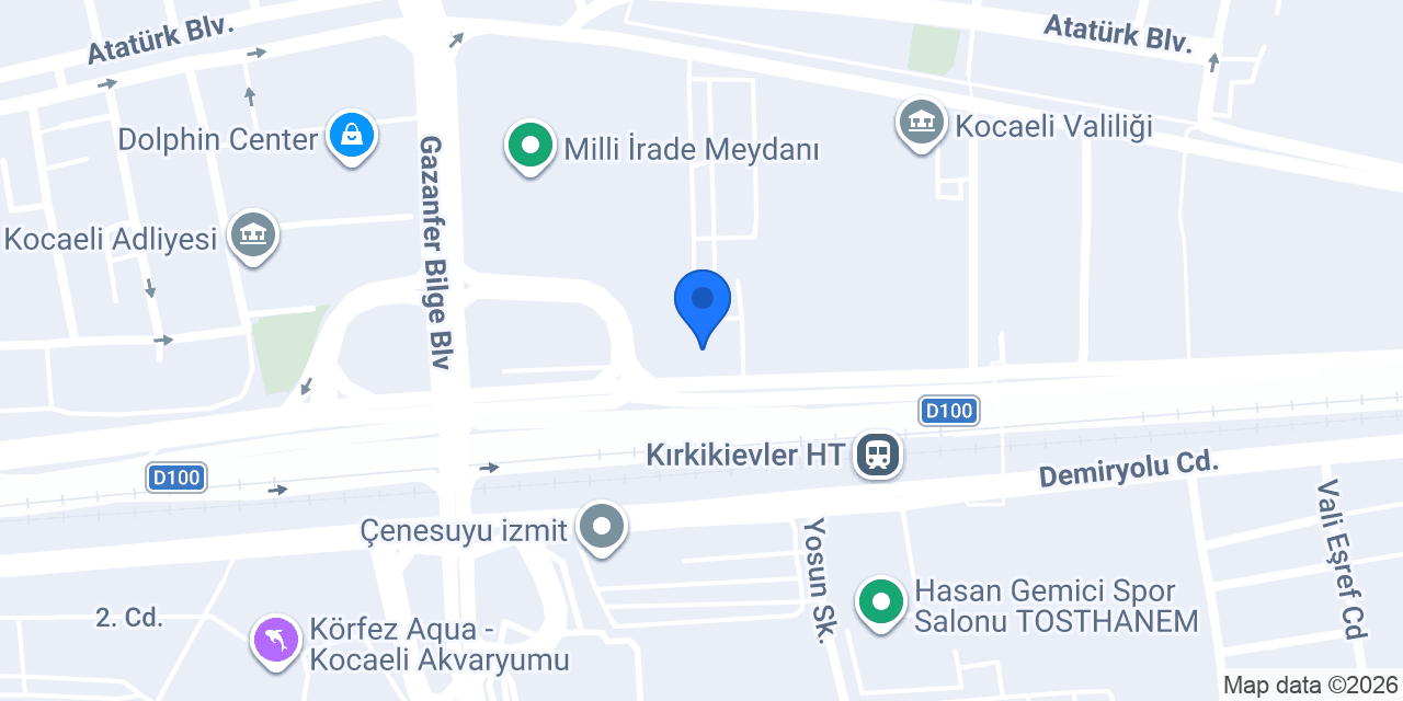 Gedik Yatırım - İzmit Şubesi konumu
