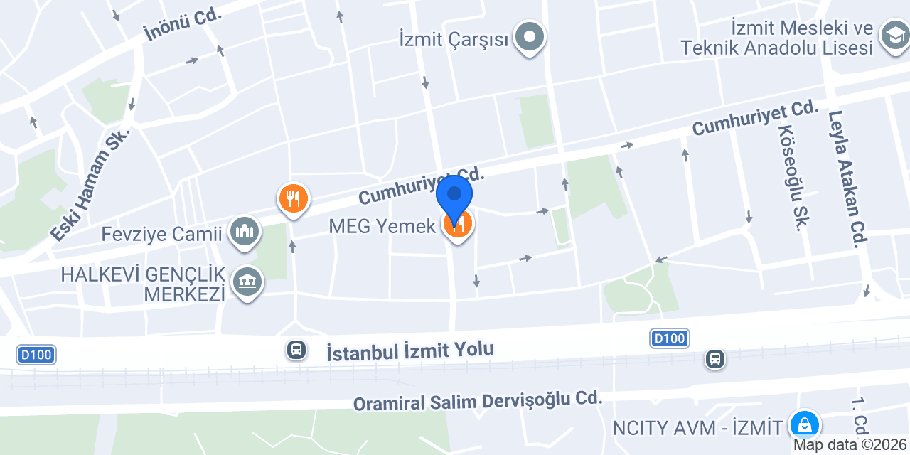 İzmit Tercüme Bürosu konumu