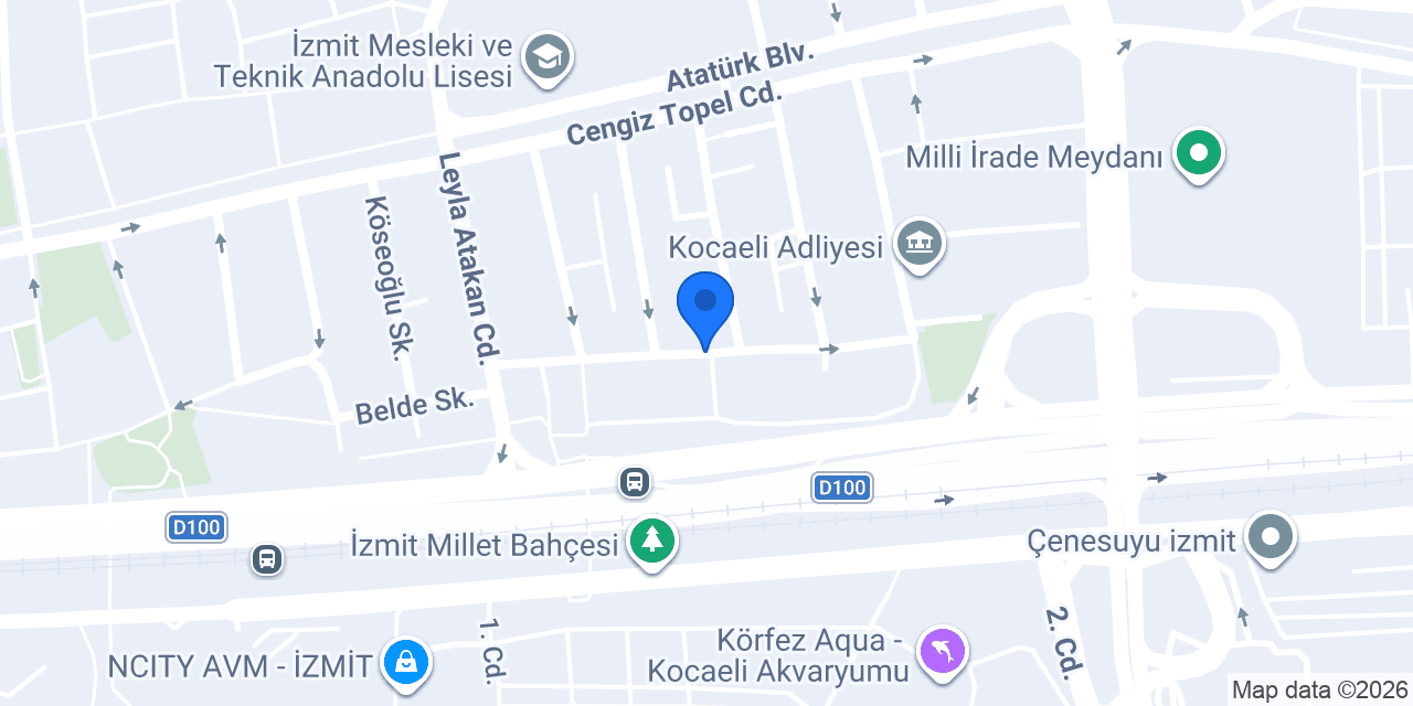 hk hukuk bürosu izmit kocaeli konumu