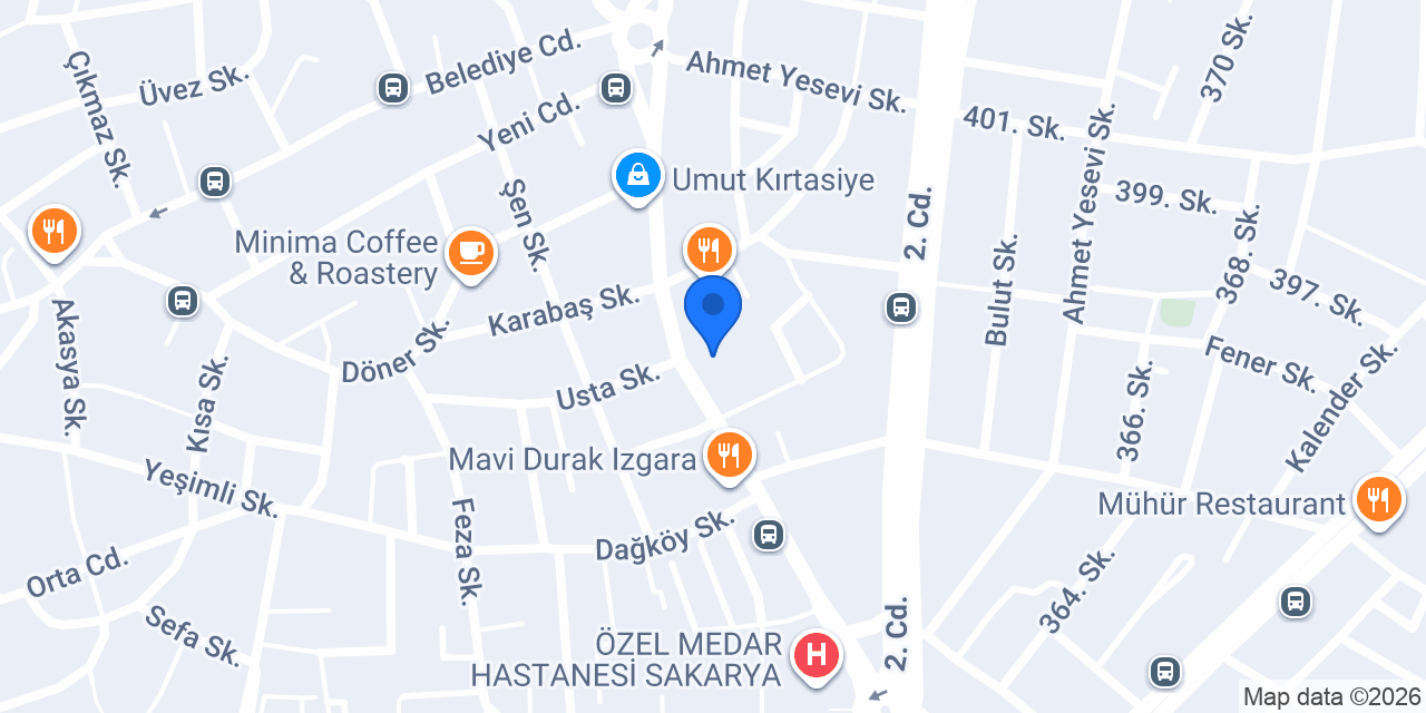 KuzuCo. Sakarya konumu