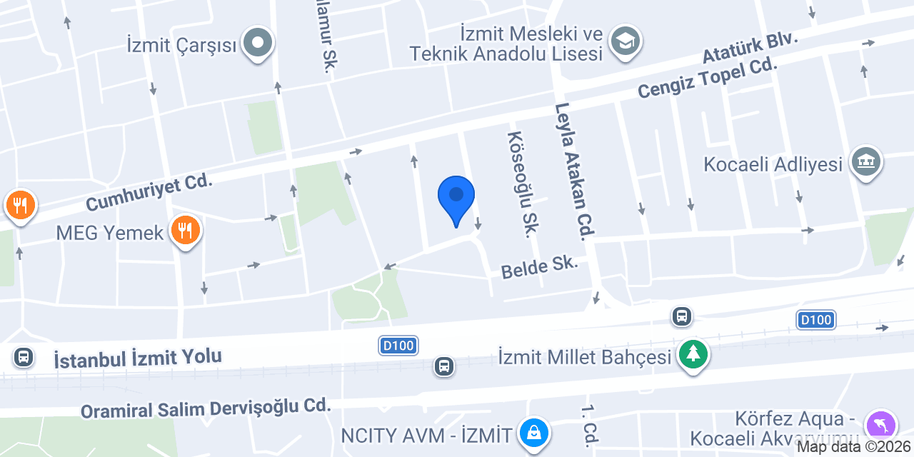 İzmit Körfez Emlak konumu