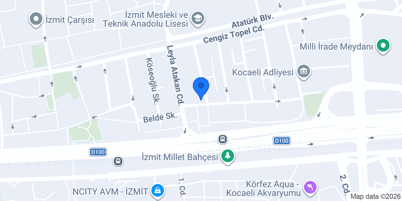 Seyithan Badem Hair Stüdyo konumu