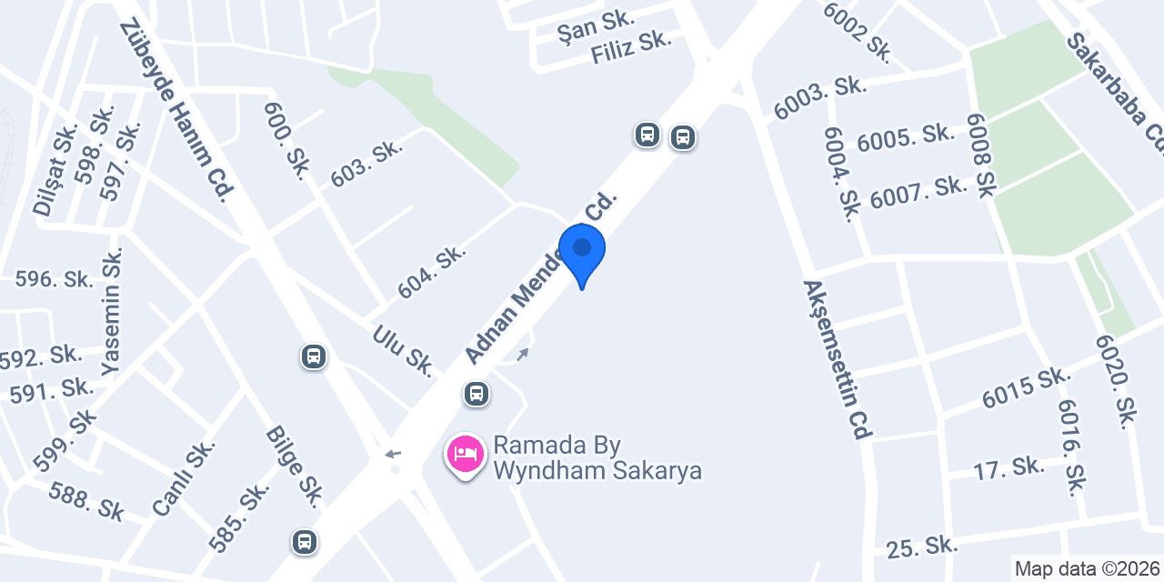 Adaşen Rent A Car konumu