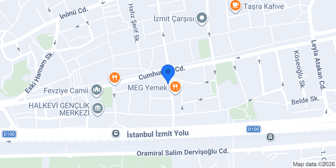 Albaraka Türk İzmit Şubesi konumu