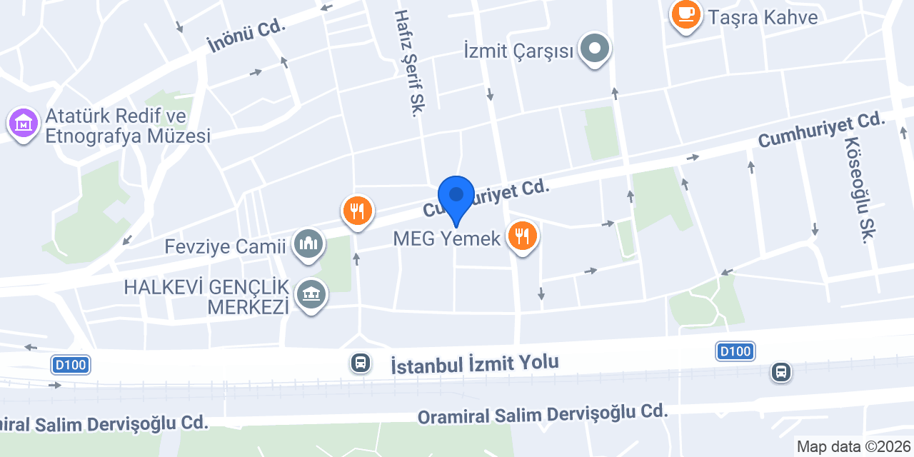 İzmit Çözüm Kurs Merkezi konumu