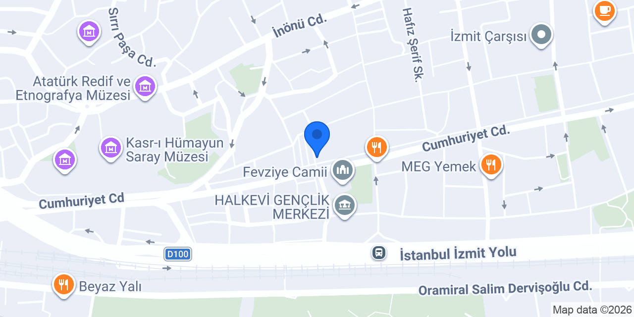 Koç Gold (Merkez Şube) konumu