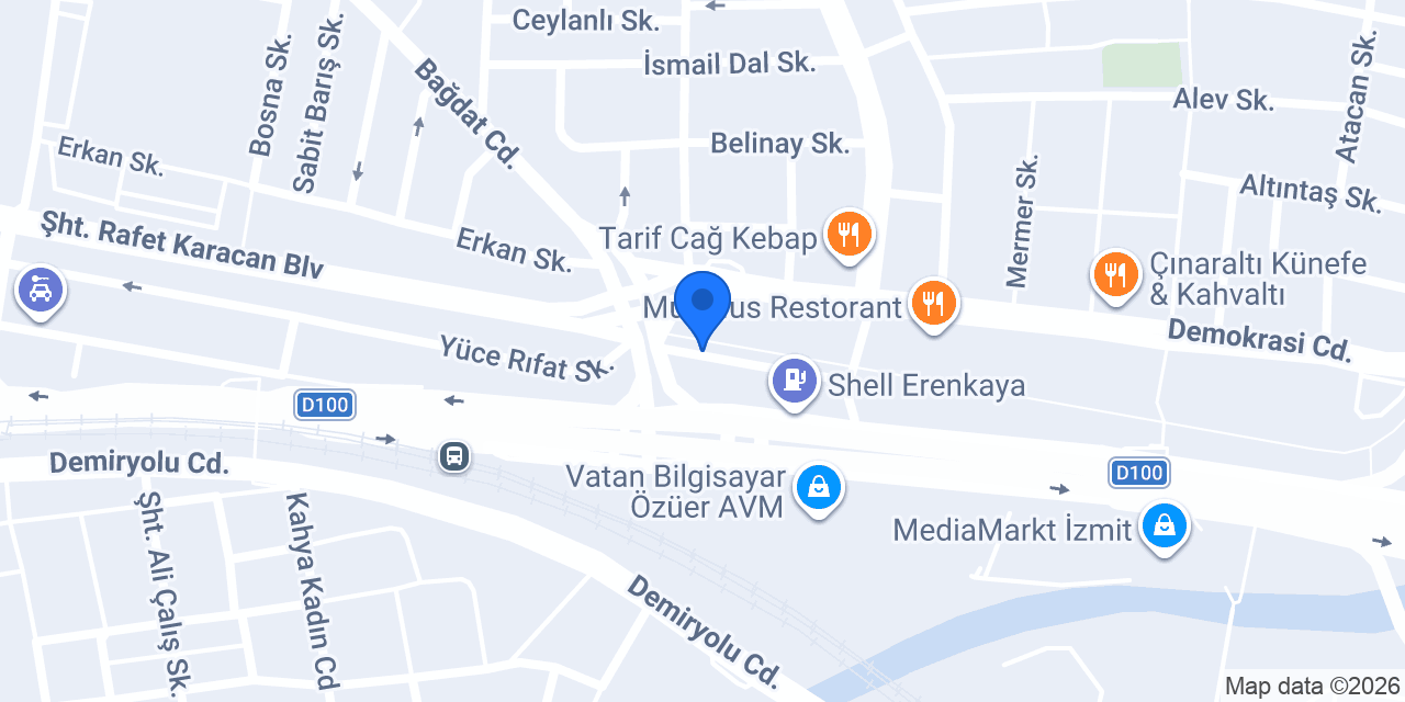 Sapak Taksi konumu