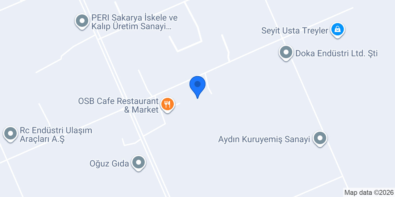 Aldekar Mühendislik konumu