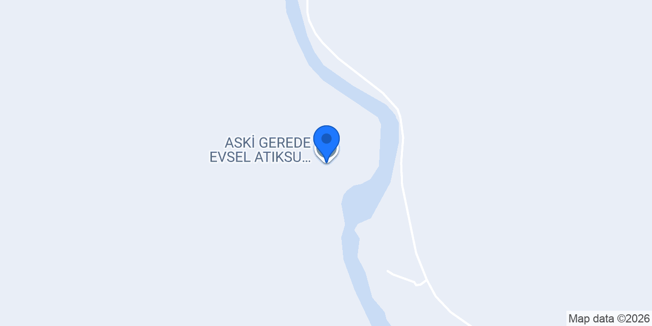 ASKİ GEREDE EVSEL ATIKSU ARITMA TESİSİ konumu