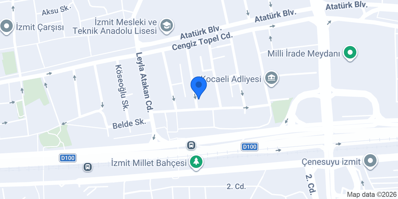 Avukat Nazlıcan Üstbaş konumu