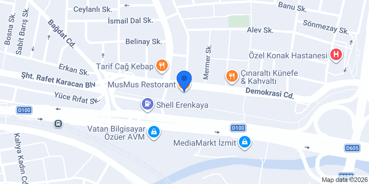 MusMus Restorant konumu