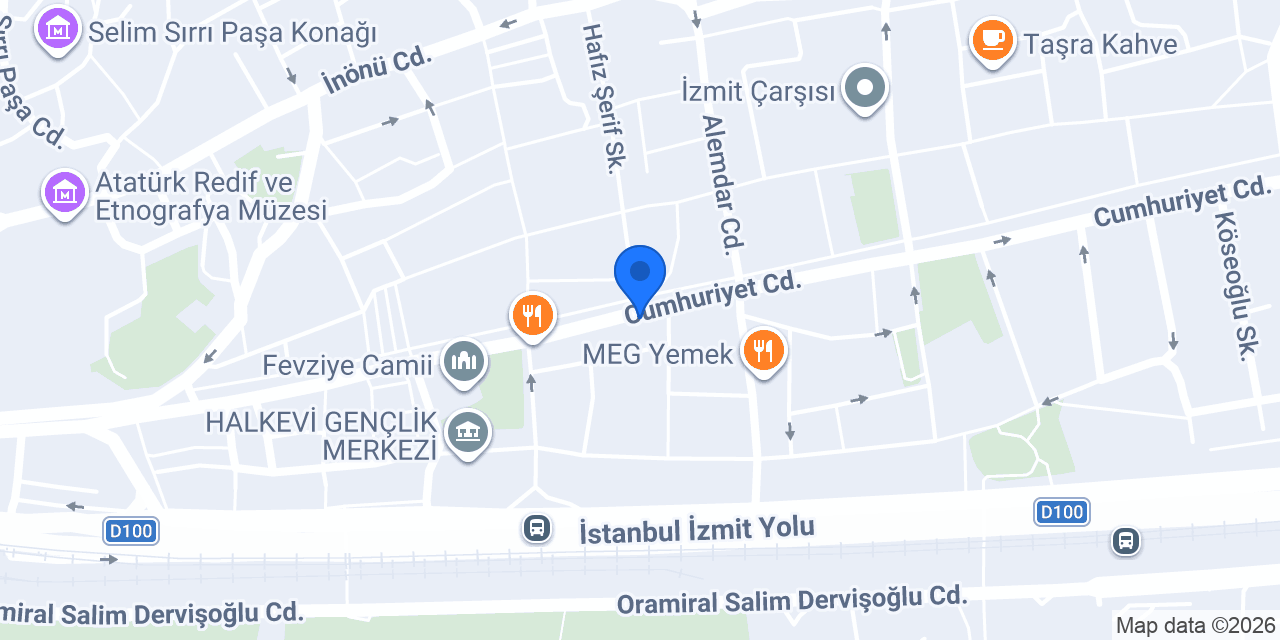 Fırat Kitabevi konumu