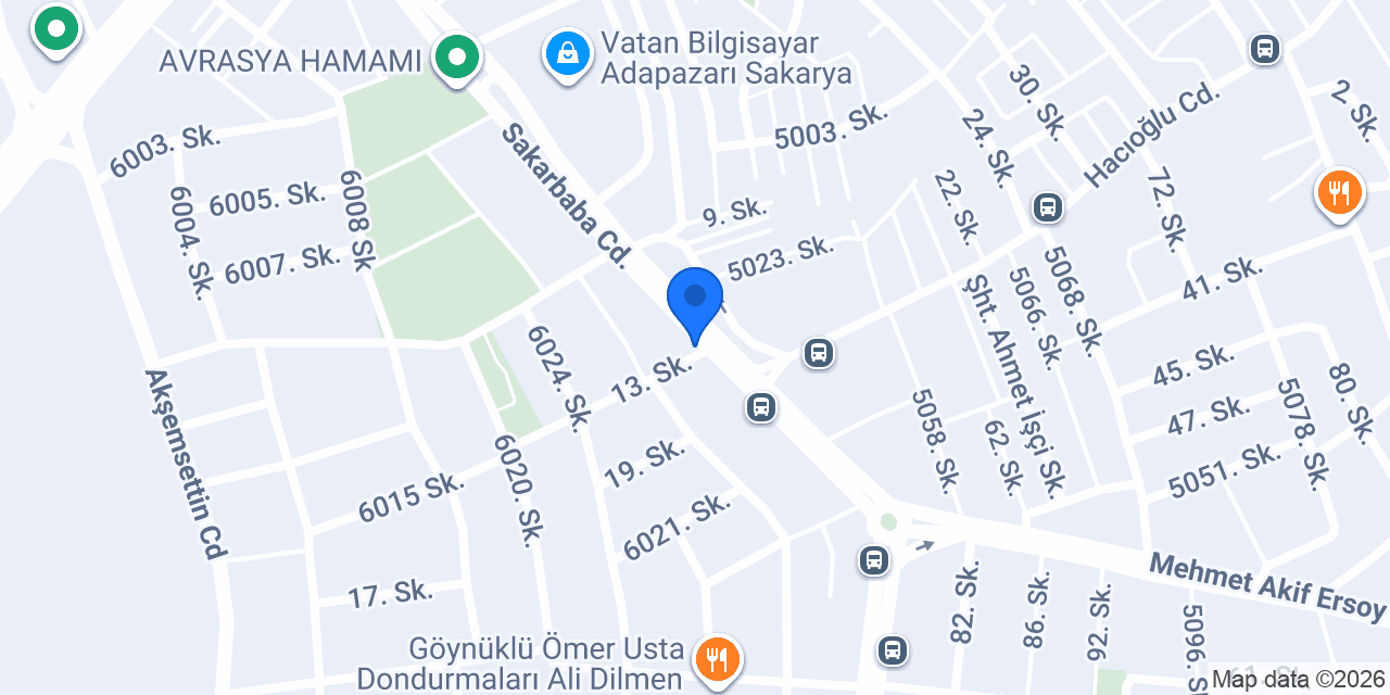 Dilmen baklavaları konumu