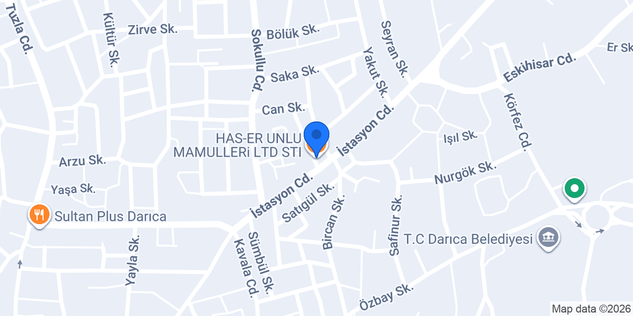 HAS-ER UNLU MAMULLERi LTD STI konumu