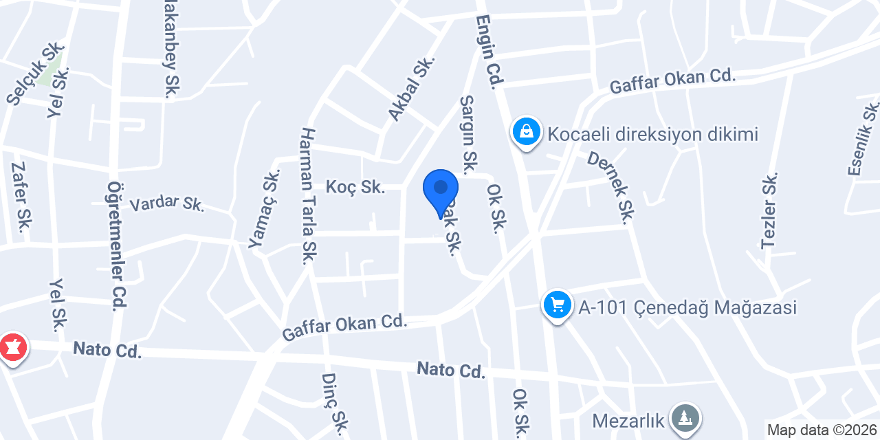 Çelik Hafriyat konumu