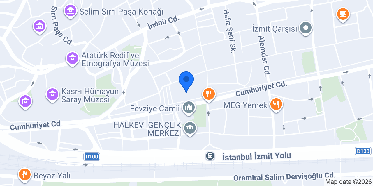 Uzmanlar Sürücü Kursu konumu