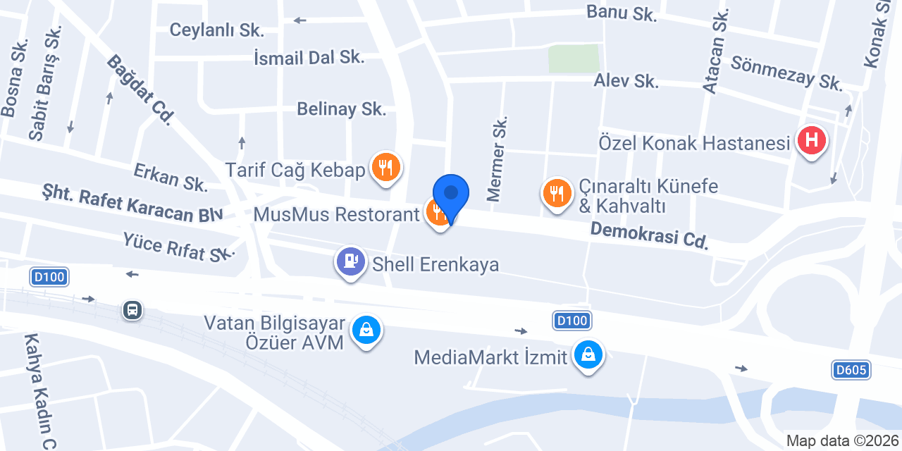 NEV CENTER konumu