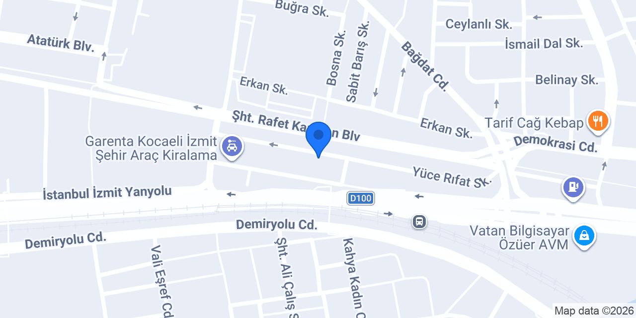 Ecrin Organizasyon konumu