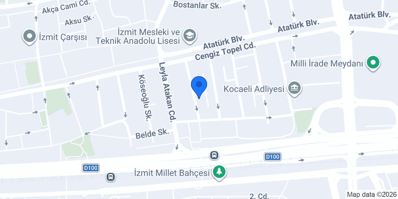Sigorta Vadisi İzmit Şubesi konumu