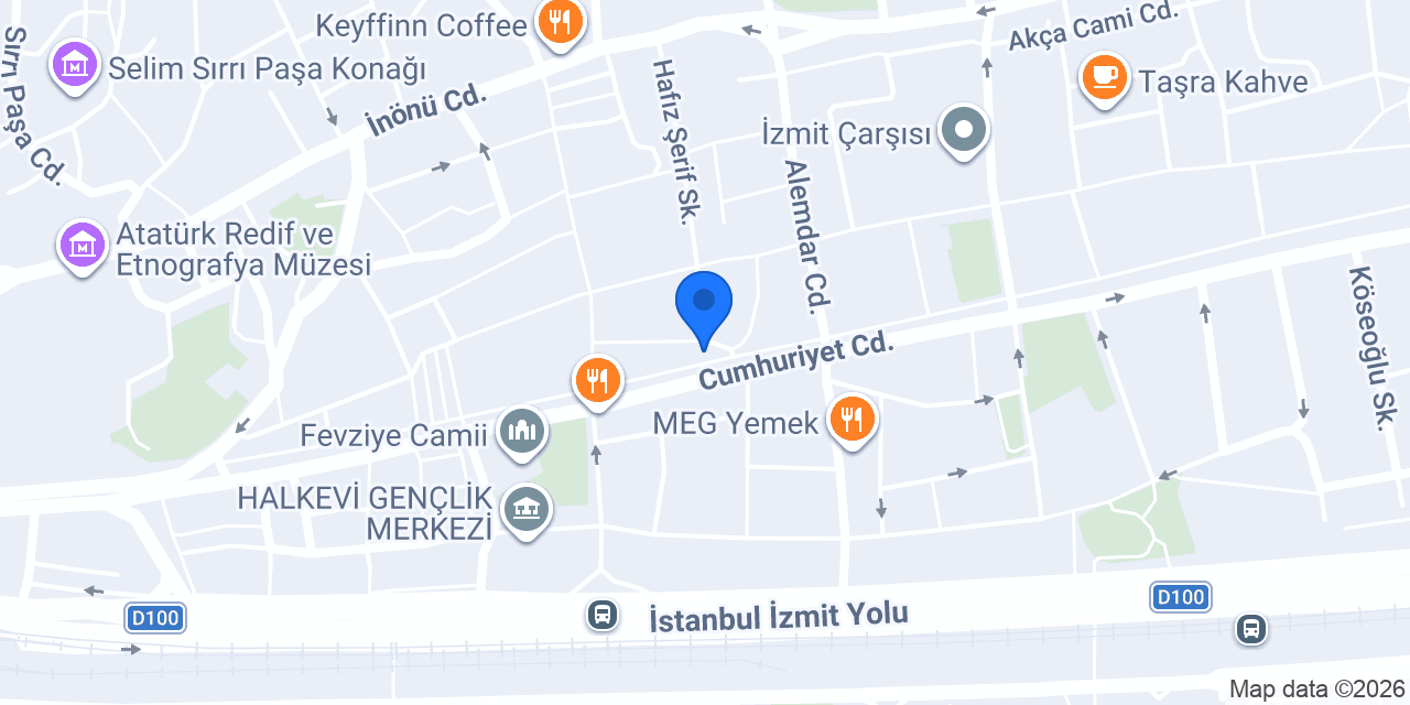 TAMER OPTİK konumu