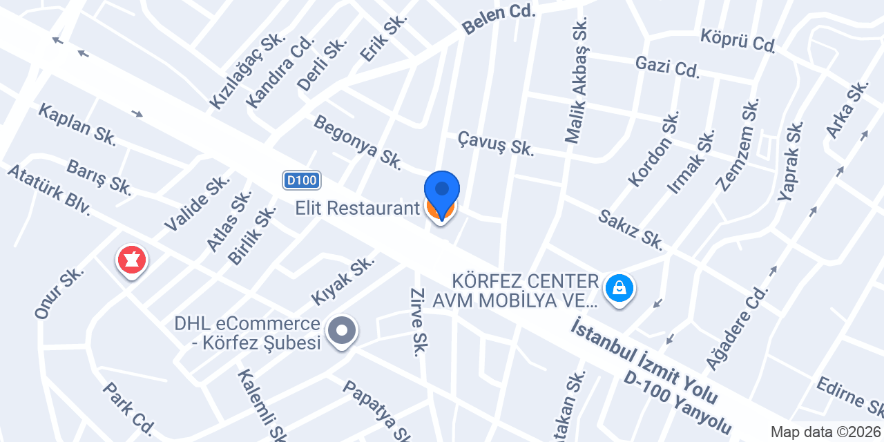 Elit Restaurant konumu