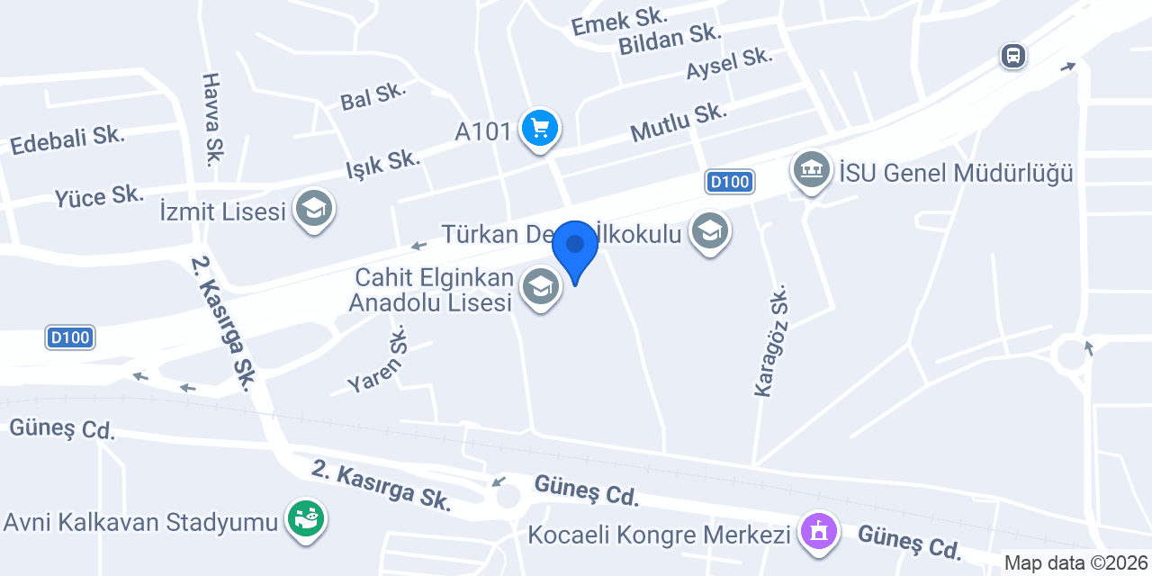 Cahit Elginkan Anadolu Lisesi konumu