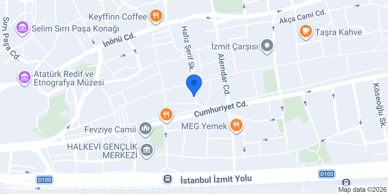 Göznur Optik konumu