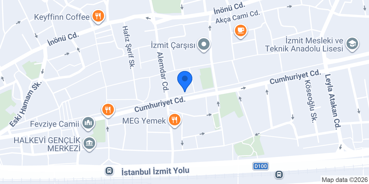 Özer Öztürk Saç Atölyesi konumu