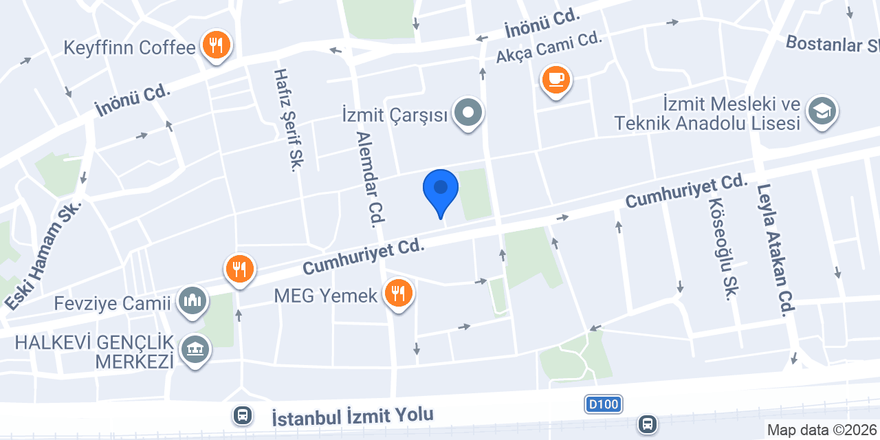 Doğan optik / izmit konumu