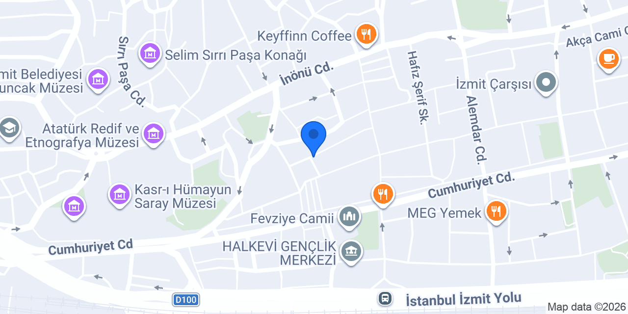 İzmit Gazozu konumu