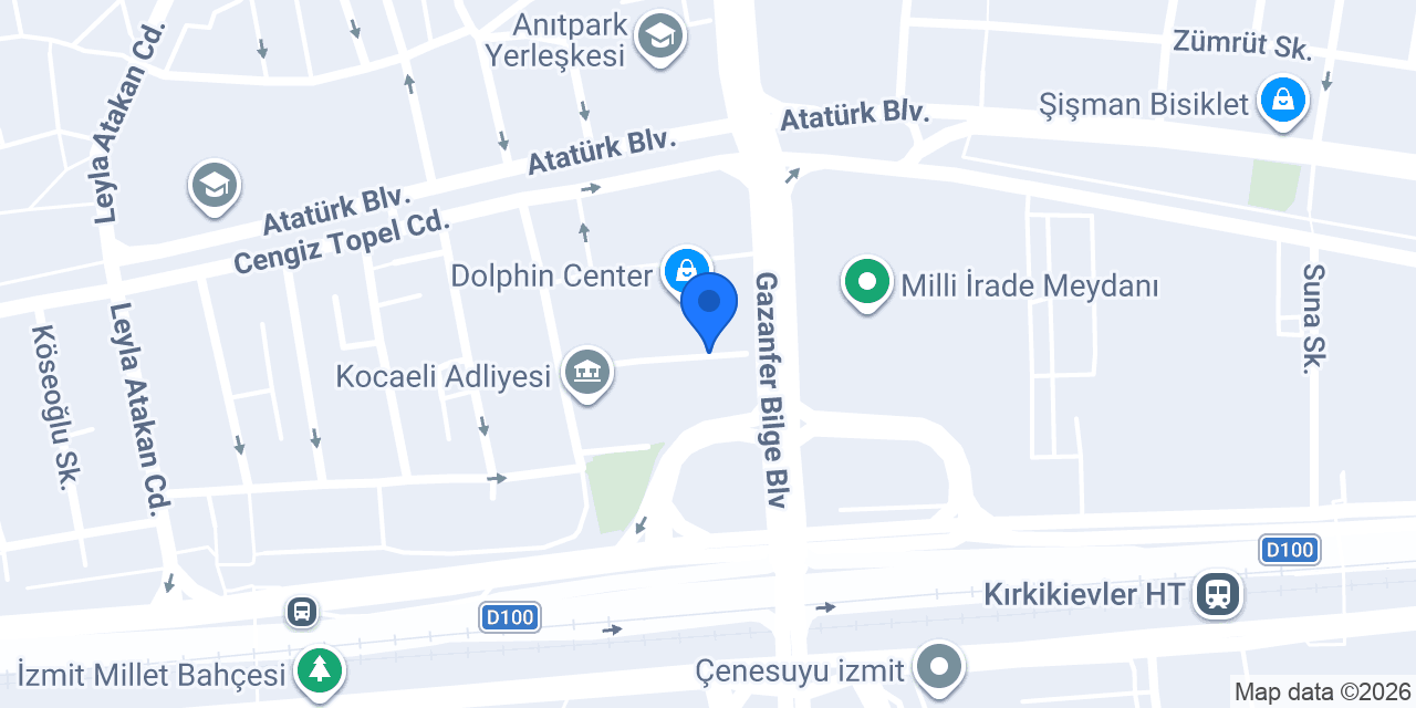 İzmit Linda Masaj Salonu konumu