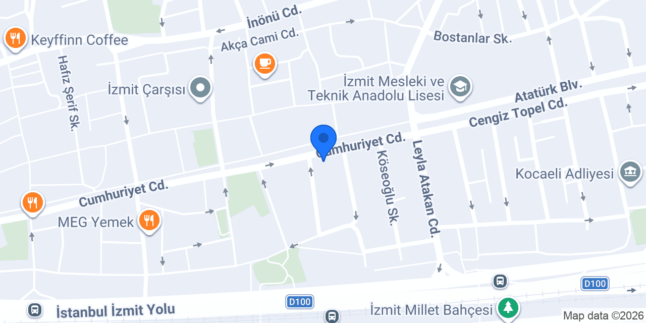 Yula Moda terzi konumu