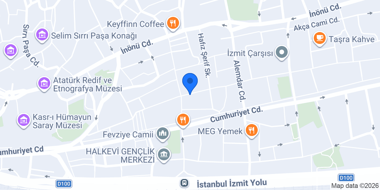 İpek Kirpik İzmit konumu