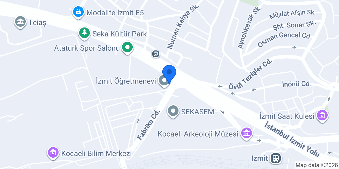 Seka Sümer Taksi konumu