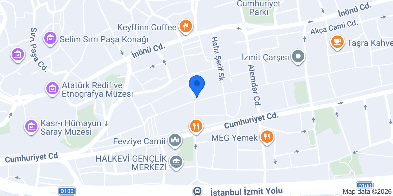Takı Mücevherat İzmit konumu
