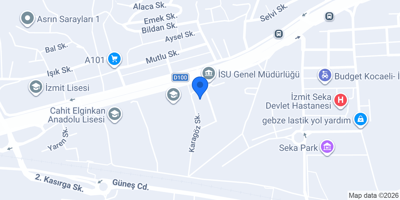 İSU Anaokulu konumu