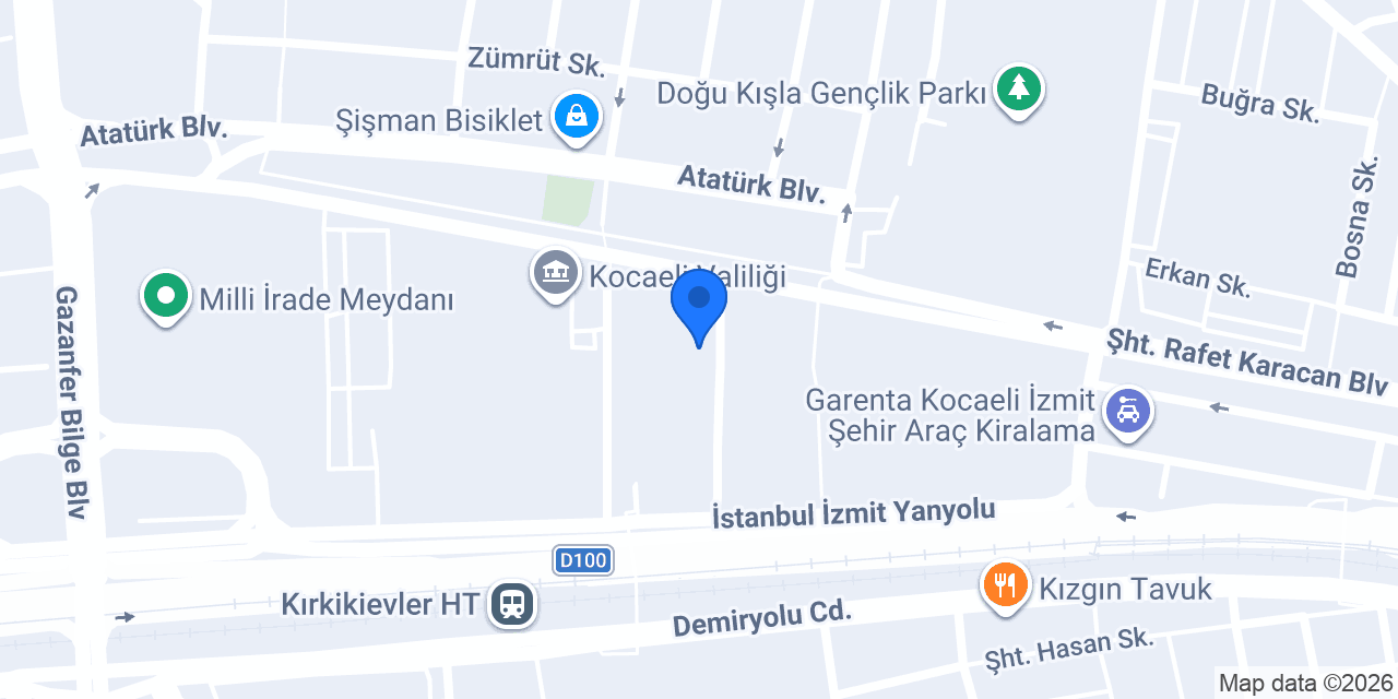 Yapı Kredi - Kocaeli Ticari konumu