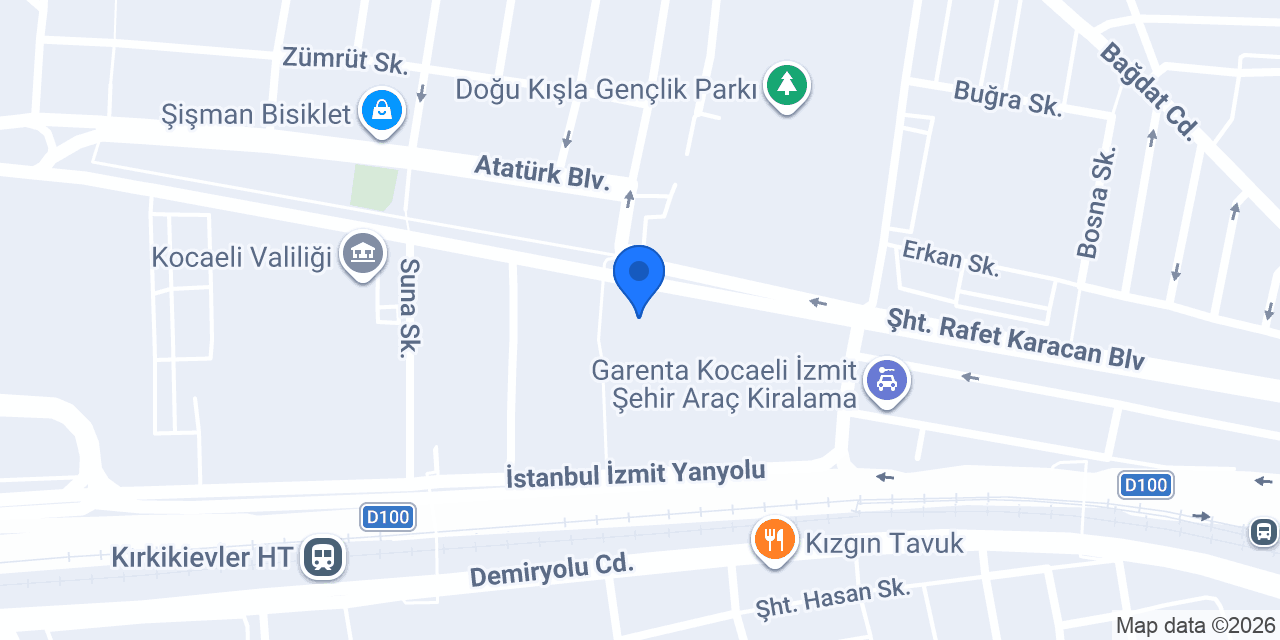 Bahçevan Çiçekmarket konumu
