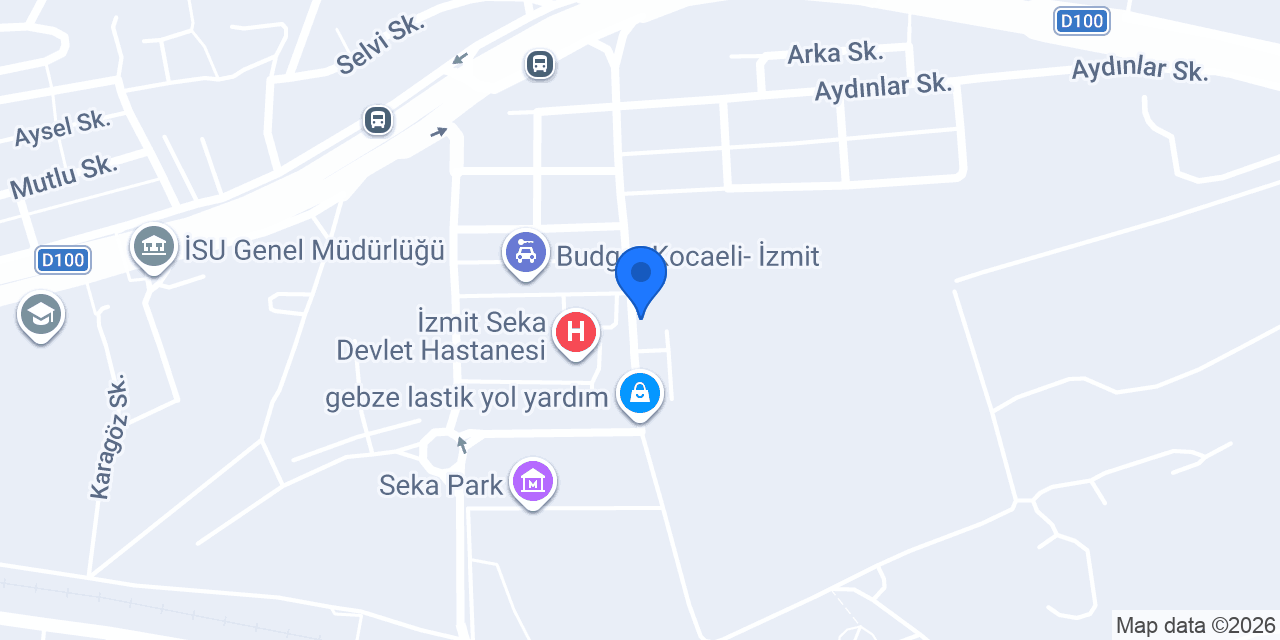 İzmit Seka Devlet Hastanesi Acil Servis konumu