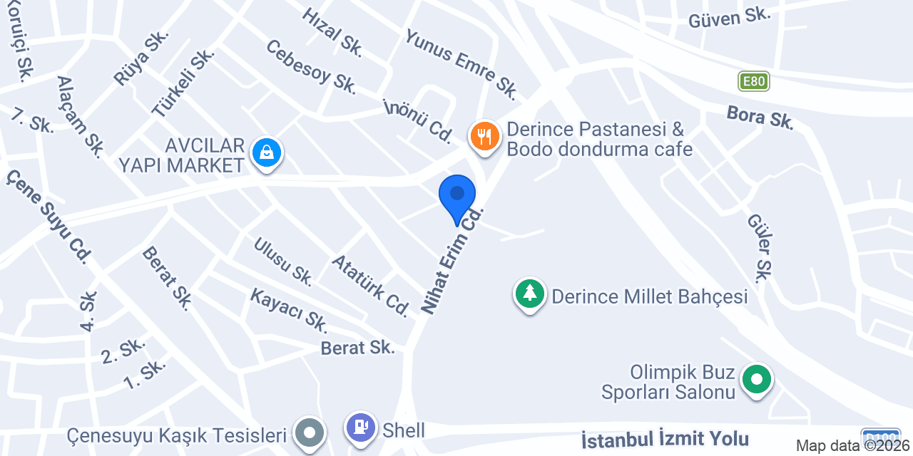 MERSİNİ TANTUNİ konumu