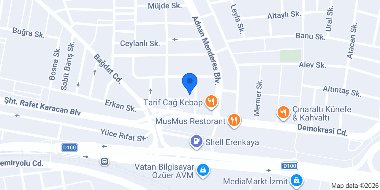 PTT KARGO İZMİT ŞUBESİ (İZMİT PDM) konumu