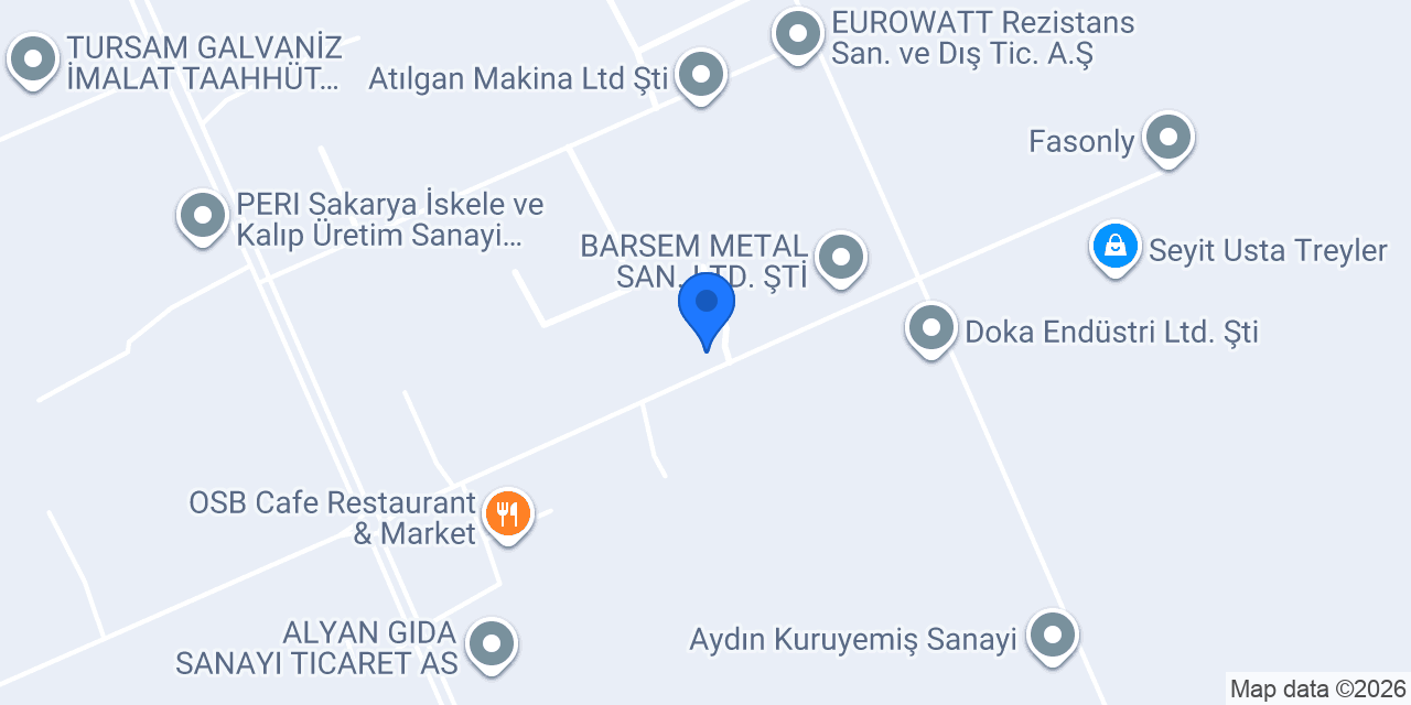 Yakup Aluminyum konumu