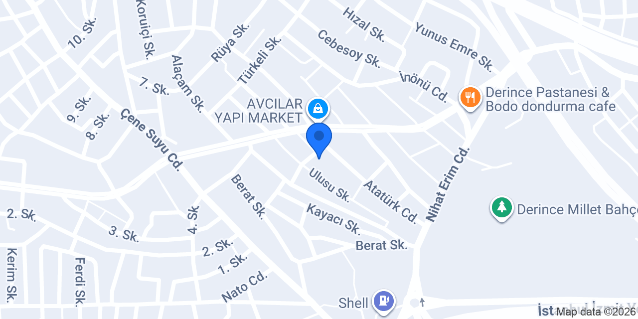 Bilgi çeyiz Terzi konumu