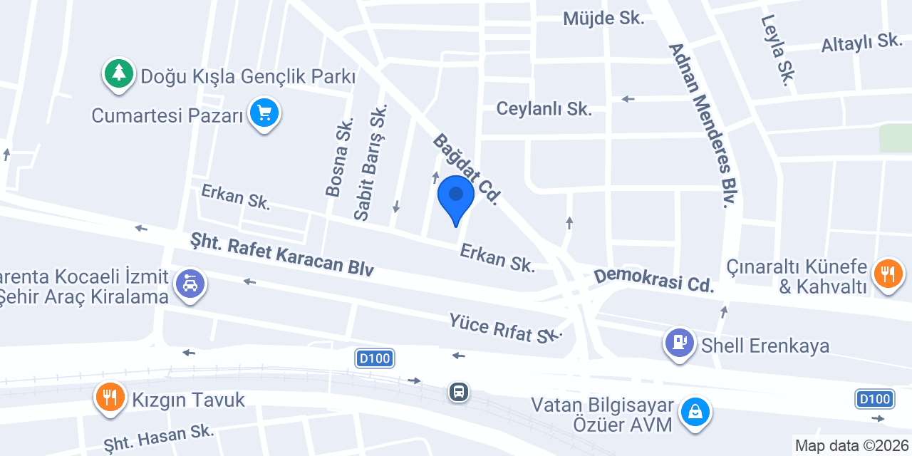 Özel Kocaeli Diş Polikliniği konumu