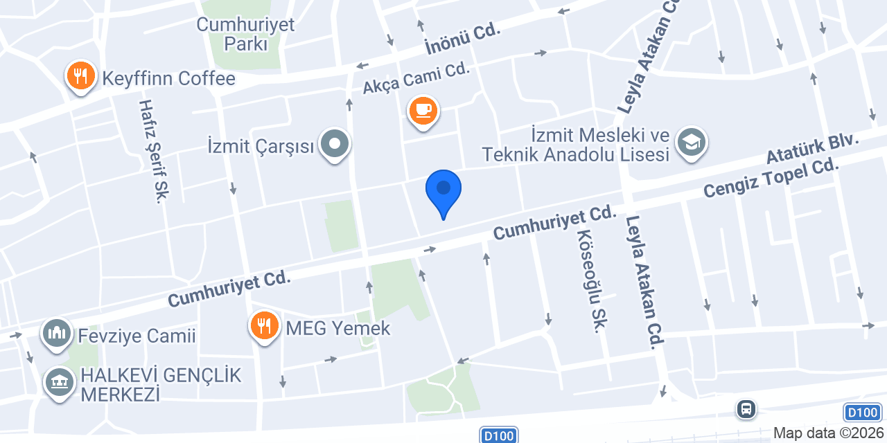 İdis İşitme Cihazları İzmit - Kocaeli konumu