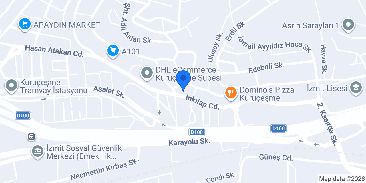 Ekleristan Kuruçeşme konumu