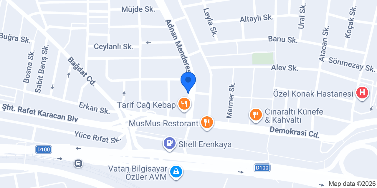 KOSGEB Kocaeli Doğu Müdürlüğü konumu