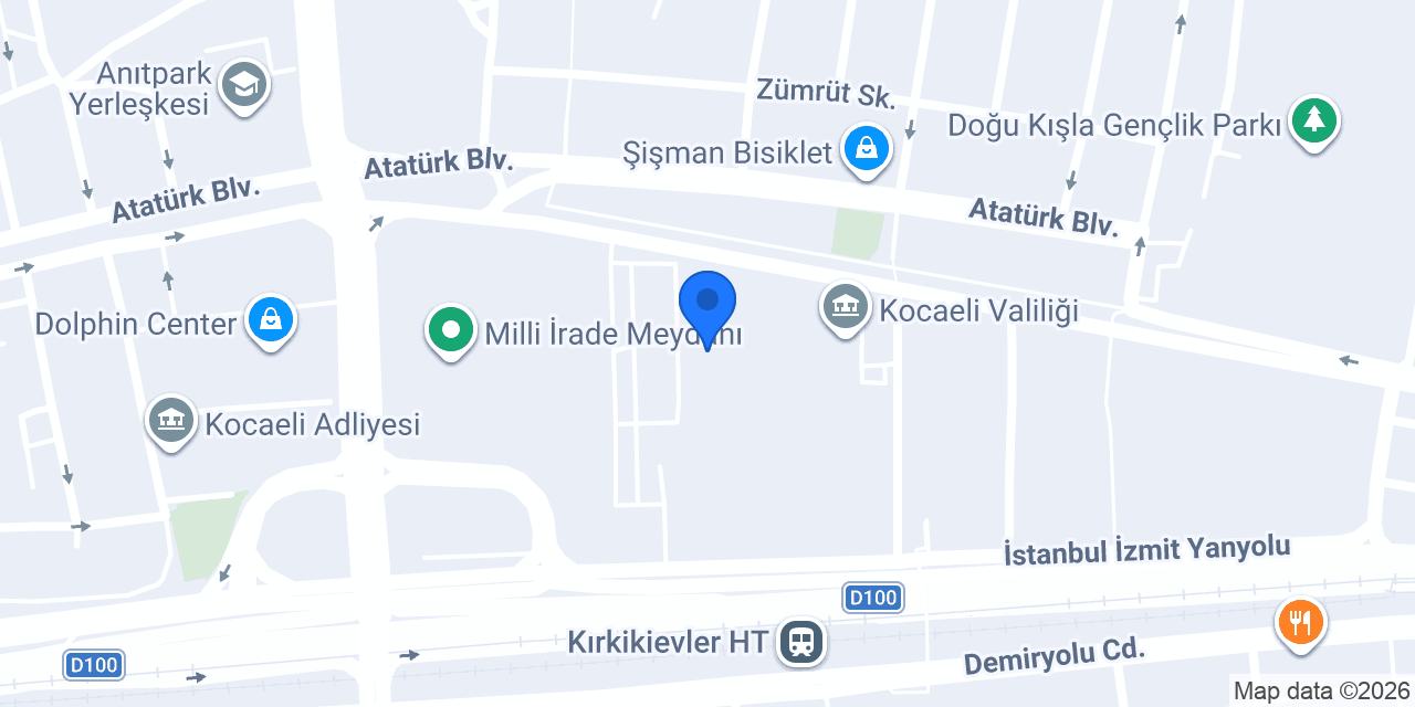 Kocaeli Defterdarlığı konumu