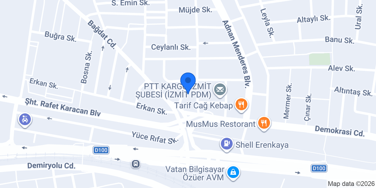 CEYYIL DEPO konumu