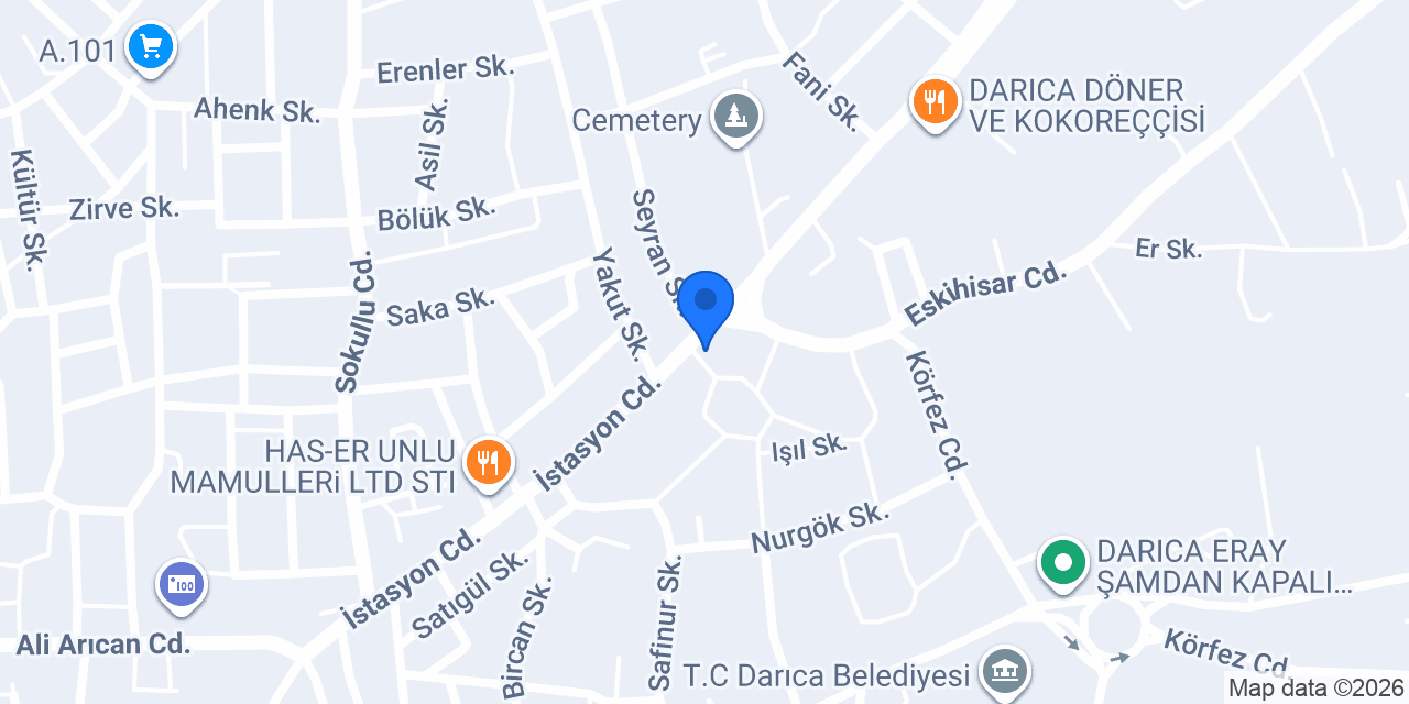 Oses Çiğ Köfte konumu